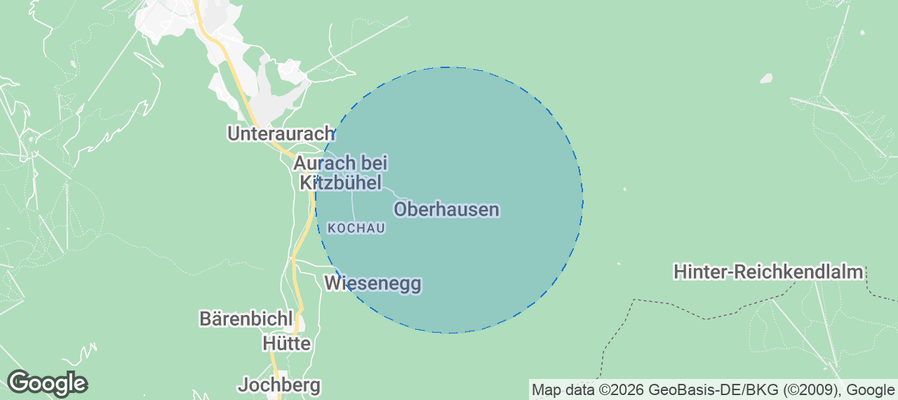 Aurach bei Kitzbühel Airbnb map